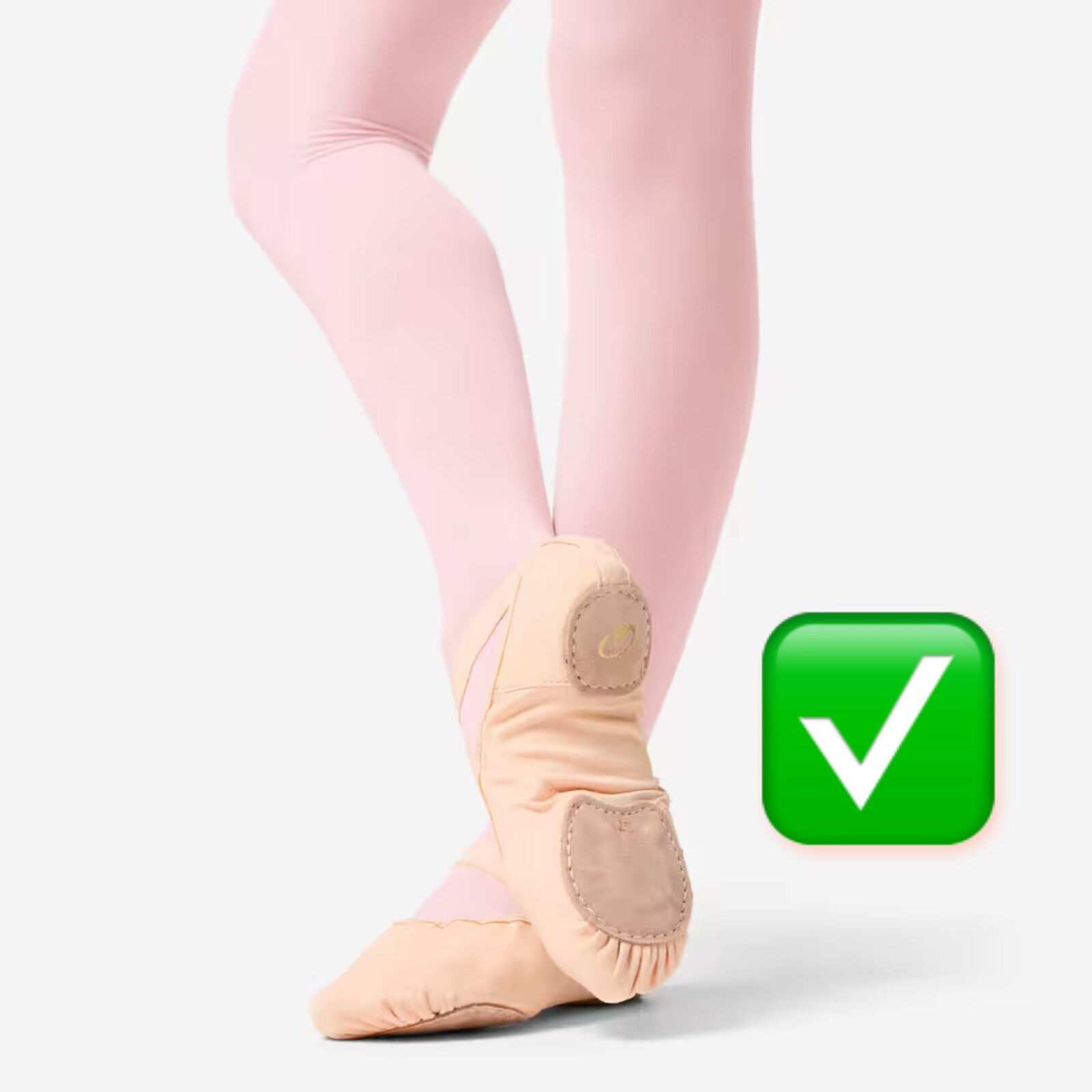 uniform-shoes-required ✓ Split-sole ballet shoes — required